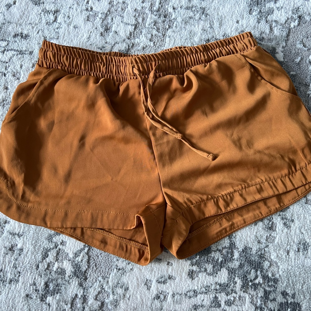 Womens adjustable high waisted shorts